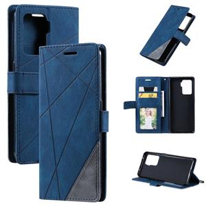 huismerk Voor Oppo A94 4G / F19 Pro Skin Feel Splicing Horizontale Flip Lederen Case met Houder & Card Slots & Portemonnee & Fotolijst