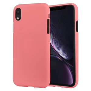 huismerk MERCURY GOOSPERY zacht gevoel vloeibare TPU Drop-proof softcase voor iPhone XR(Pink)