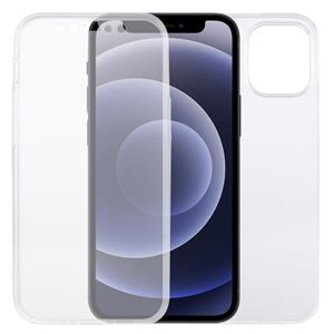 Huismerk PC+TPU Ultra-Thin Double-Sided All-Inclusive Transparent Case Voor iPhone 12 mini