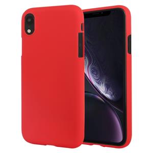 huismerk KWIK GOOSPERY SOFT FEELING Liquid TPU drop-proof softcase voor iPhone XR (rood)