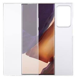 huismerk Voor Samsung Galaxy Note20 PC+TPU Ultra-dunne dubbelzijdige all-inclusive transparante behuizing