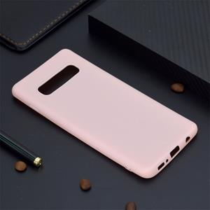 huismerk Candy Color TPU Case voor Samsung Galaxy S10 (roze)