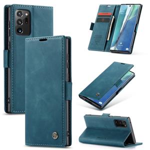 Voor Samsung Galaxy Note20 Ultra CaseMe Multifunctionele Horizontale Flip Lederen Case met kaartslot & portemonnee(blauw)