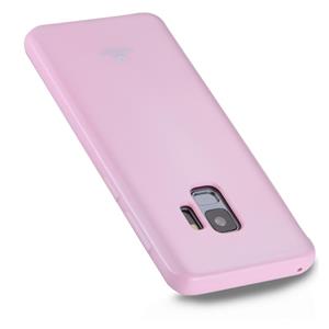 huismerk MERCURY GOOSPERY PEARL JELLY serie voor Galaxy S9 TPU volledige beschermende rug dekken Case(Pink)