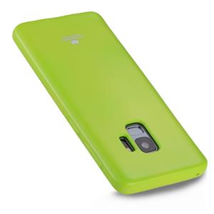 huismerk MERCURY GOOSPERY PEARL JELLY serie voor Galaxy S9 TPU volledige beschermende rug dekken Case(Green)