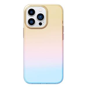 Rock Aurora TPU + PET-beschermende telefooncase voor iPhone 13 Pro (Aurora Gold)