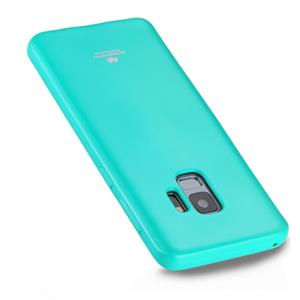 huismerk MERCURY GOOSPERY PEARL JELLY serie voor Galaxy S9 TPU volledige beschermende rug dekken hoes (mintgroen)