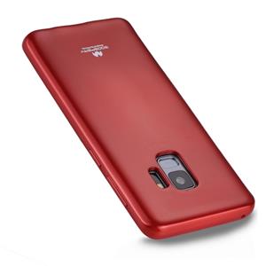 huismerk MERCURY GOOSPERY PEARL JELLY serie voor Galaxy S9 TPU volledige beschermende rug dekken Case(Red)