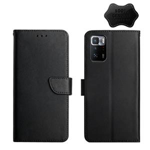 huismerk Voor Xiaomi Poco X3 GT lederen vingerafdrukbestendige horizontale flip-telefooncase