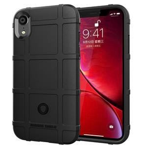 huismerk volledige Shockproof TPU Case voor iPhone XR(Black)