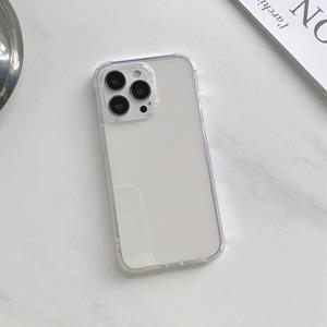 huismerk Geluid coversion schokbestendige TPU beschermhoes voor iPhone 13 Pro (transparant)