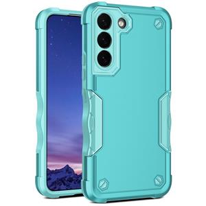 huismerk Voor Samsung Galaxy S22 5G Antislip Armor Phone Case (Mint Green)