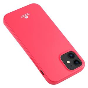 Voor iPhone 12 GOOSPERY JELLY TPU Schokbestendig en scratch beschermhoes (Rose Red)