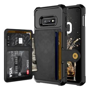 huismerk Voor Samsung Galaxy S10E magnetische portemonnee kaart tas lederen telefooncase