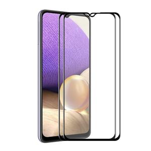 Voor Samsung Galaxy A32 5G 2 stks Enkay Hat-Prince Full Lijm Gehard Glas 6D Volledige dekking Anti-Krasbeschermer