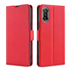 huismerk Voor Xiaomi Redmi K40 Gaming Ultradunne Spanning Zij Buckle PU + TPU Horizontale Flip Leren Case met Houder & Card Slot