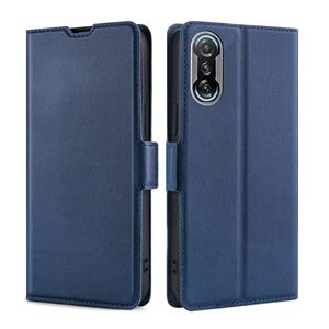 huismerk Voor Xiaomi Redmi K40 Gaming Ultra-Thin Voltage Side Buckle PU + TPU Horizontale Flip Lederen Case met Houder & Card Slot