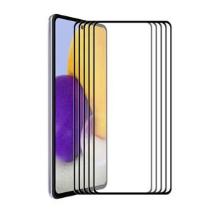 Voor Samsung Galaxy A72 4G 5 stks Enkay Hat-Prince Full Lijm Gehard Glas 6D volledige dekking Anti-Krasbeschermer