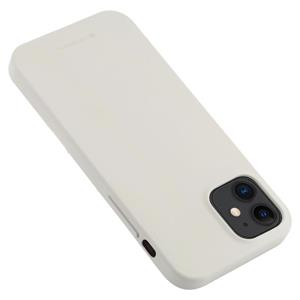 Voor iPhone 12 GOOSPERY ZACHT GEVOEL Vloeibare TPU Schokvrije soft case(Stone Grey)