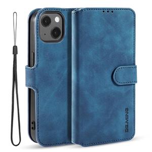 DG.Ming Retro Oil Zij Horizontale Flip Leren Case met Houder & Card Slots & Portemonnee voor iPhone 13 Mini