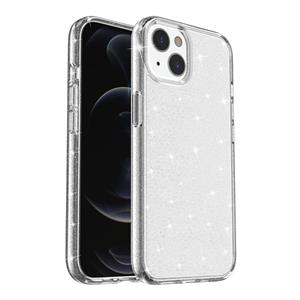 huismerk Shockproof Terminator Style Glitter Powder Protective Case For iPhone 13 mini(White)