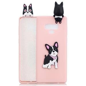 huismerk Voor Galaxy Note 9 3D Cartoon patroon schokbestendige TPU beschermende case (schattige hond)