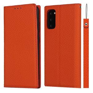 huismerk Voor Samsung Galaxy S20 Litchi Textuur Horizontale Flip Top Laag Koeienhuid Lederen Case met Houder & Kaart Slots & Portemonnee & Strap & Wire Winder