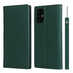 huismerk Voor Samsung Galaxy S20 Plus Litchi Textuur Horizontale Flip Top Laag Koeienhuid Lederen Case Met Houder & Kaart Slots & Portemonnee & Strap & Wire Wi