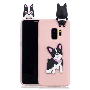 huismerk Voor Galaxy S9 3D Cartoon patroon schokbestendige TPU beschermende case (schattige hond)