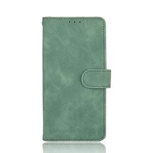 huismerk Voor Samsung Galaxy S10e Solid Color Skin Feel Magnetic Buckle Horizontal Flip Calf Texture PU Leather Case met Holder & Card Slots & Wallet(Groen)