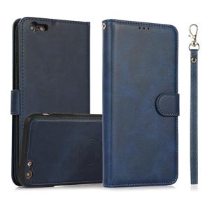 huismerk Calf Texture 2 in 1 Detachable Magnetic Back Cover Horizontal Flip Leather Case with Holder & Card Slots & Wallet & Photo Frame For iPhone 6s Plus / 6