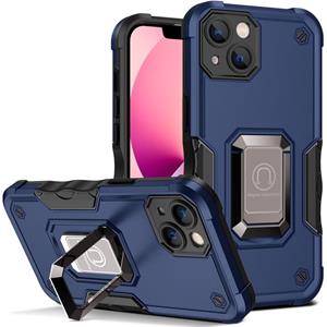 huismerk Ringhouder Antislip Armor telefoonhoesje voor iPhone 13