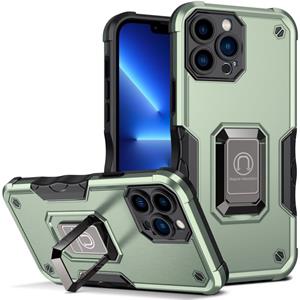 huismerk Ringhouder Antislip Armor Telefoon Case voor iPhone 13 Pro