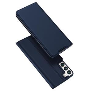 duxducis Voor Samsung Galaxy S22 5G DUX DUCIS SKIN PRO Serie Horizontale Flip Leren Telefoonhoesje Met Houder & Card Slots