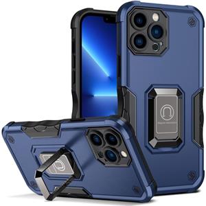 huismerk Ringhouder Antislip Armor Phone Case voor iPhone 13 Pro