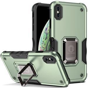 huismerk Ringhouder Antislip Armor Phone Case voor iPhone XR