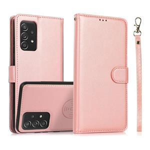 huismerk For Samsung Galaxy A52 5G / 4G Calf Texture 2 in 1 Detachable Magnetic Back Cover Horizontal Flip Leather Case with Holder & Card Slots & Wallet & Pho