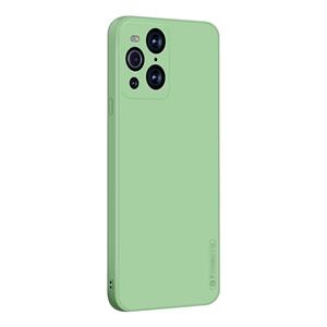 Voor Oppo Vind X3 / Find X3 Pro Pinwuyo Touching Series Vloeistof Siliconen TPU Shockproof Case