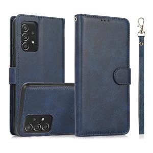 huismerk For Samsung Galaxy A52 5G / 4G Calf Texture 2 in 1 Detachable Magnetic Back Cover Horizontal Flip Leather Case with Holder & Card Slots & Wallet & Pho