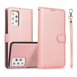 huismerk For Samsung Galaxy A72 5G / 4G Calf Texture 2 in 1 Detachable Magnetic Back Cover Horizontal Flip Leather Case with Holder & Card Slots & Wallet & Pho