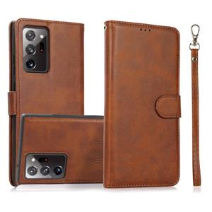 huismerk For Samsung Galaxy Note20 Ultra Calf Texture 2 in 1 Detachable Magnetic Back Cover Horizontal Flip Leather Case with Holder & Card Slots & Wallet & Ph