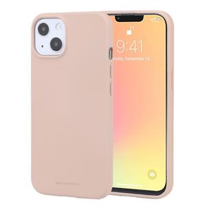 GOOSPERY ZACHT GEVOEL Vloeibare TPU Schokbestendige Soft Case Voor iPhone 13 mini (Lichtroze)