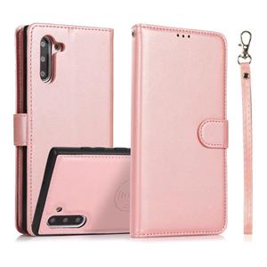 huismerk For Samsung Galaxy Note10 Calf Texture 2 in 1 Detachable Magnetic Back Cover Horizontal Flip Leather Case with Holder & Card Slots & Wallet & Photo Fr