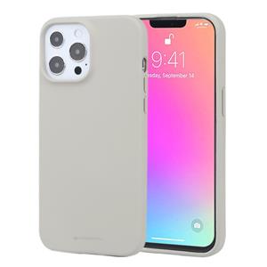 goospery Goosspery Soft Feeling Liquid TPU Shockproof Soft Case voor iPhone 13 Pro (Steen Gray)