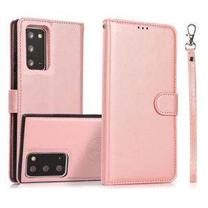 huismerk For Samsung Galaxy Note20 Calf Texture 2 in 1 Detachable Magnetic Back Cover Horizontal Flip Leather Case with Holder & Card Slots & Wallet & Photo Fr