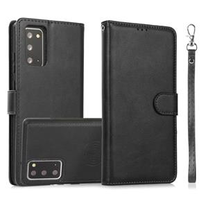 huismerk For Samsung Galaxy Note20 Calf Texture 2 in 1 Detachable Magnetic Back Cover Horizontal Flip Leather Case with Holder & Card Slots & Wallet & Photo Fr