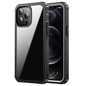 huismerk Waterdichte stofdichte schokbestendige transparante acryl beschermhoes voor iPhone 13 Pro