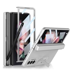 Voor Samsung Galaxy Z FOLD3 5G GKK Geïntegreerde magnetische volledige dekking Telefoon Flip Case met Penbox