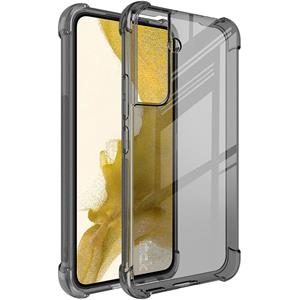 Voor Samsung Galaxy S22 5G IMAK TPU-telefooncase met schermbeschermer (transparant zwart)