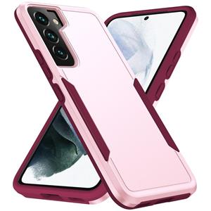 huismerk Voor Samsung Galaxy S22 + 5G Pioneer Armor Heavy Duty PC + TPU-telefooncase (Roze)